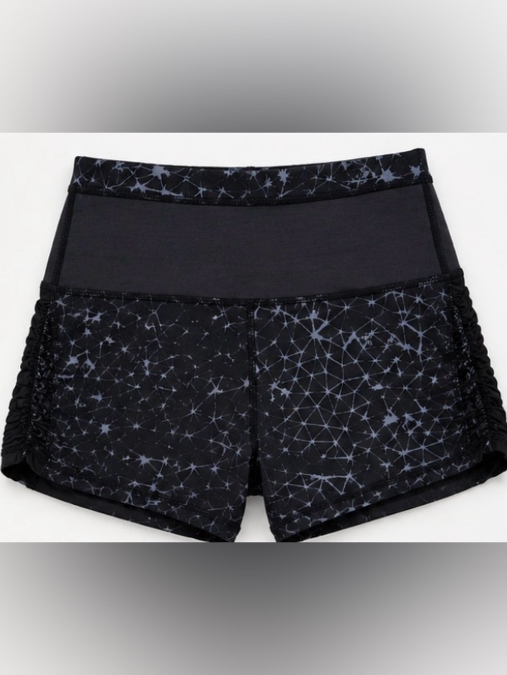 [Lululemon] Water: Sea Me Run Tight Short Star Crushed Coal Black Size 6